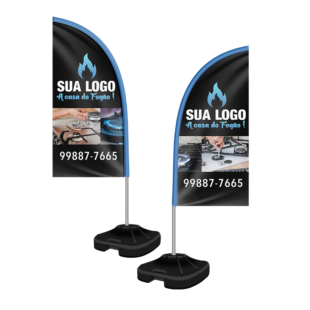 Wind Banner Completo Faca 1,90 Metros 4x4