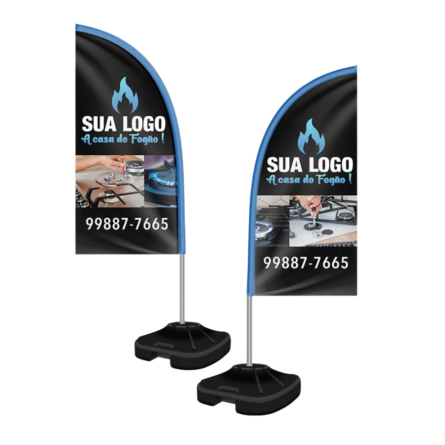 Wind Banner Completo Faca 1,90 Metros 4x4