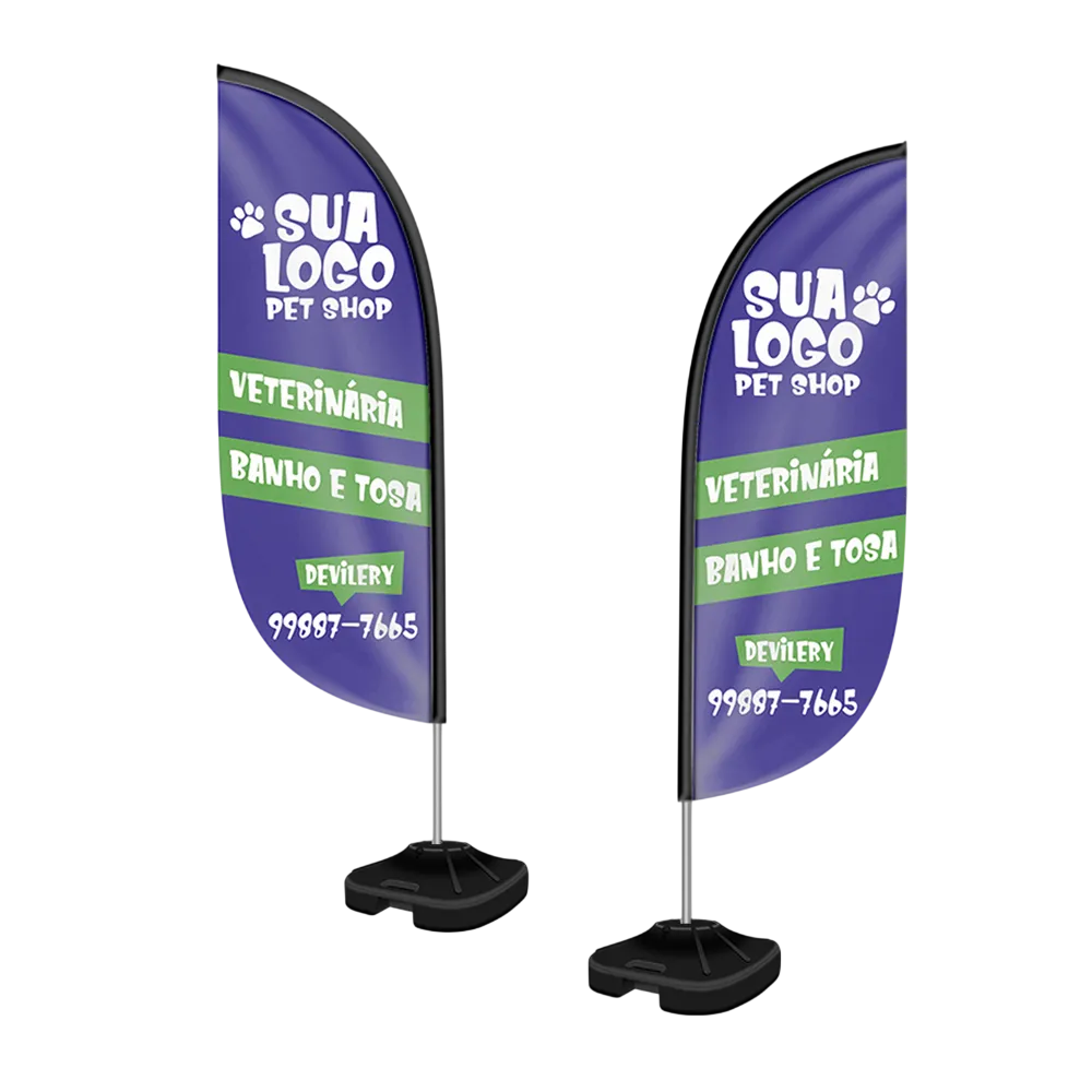 Wind Banner Completo Pena 2,50 Metros 4x4