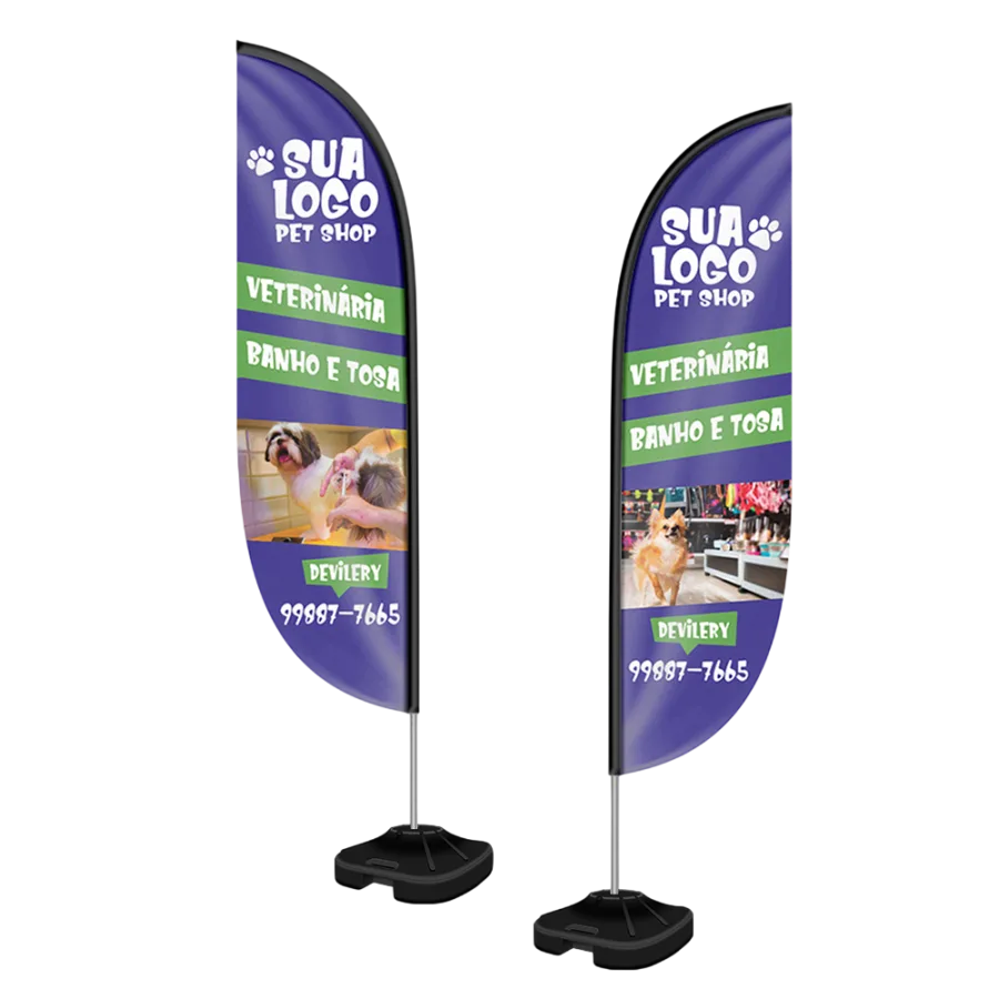Wind Banner Completo Pena 3,00 Metros 4x4