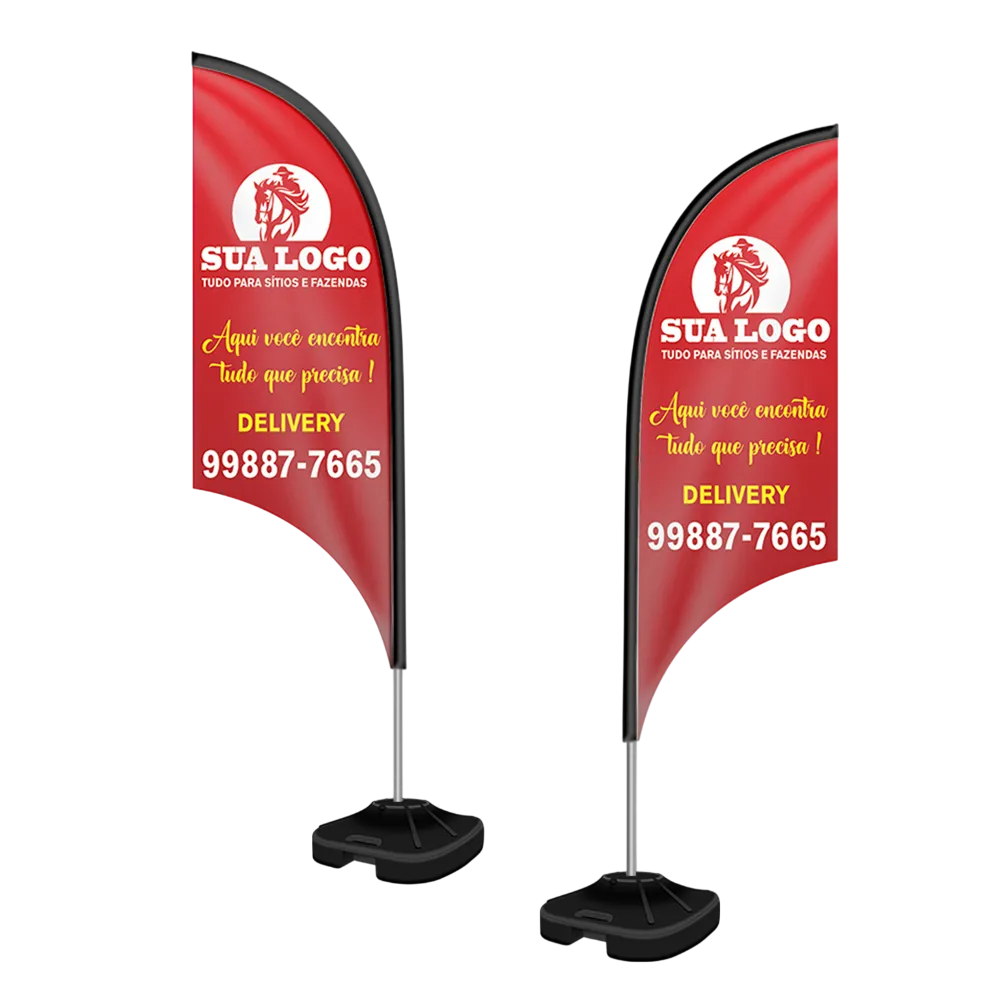 Wind Banner Completo Vela 2,50 Metros 4x4