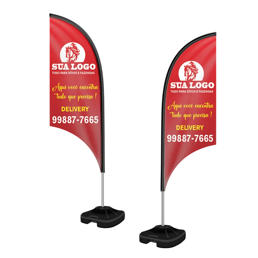 Wind Banner Completo Vela 2,50 Metros 4x4