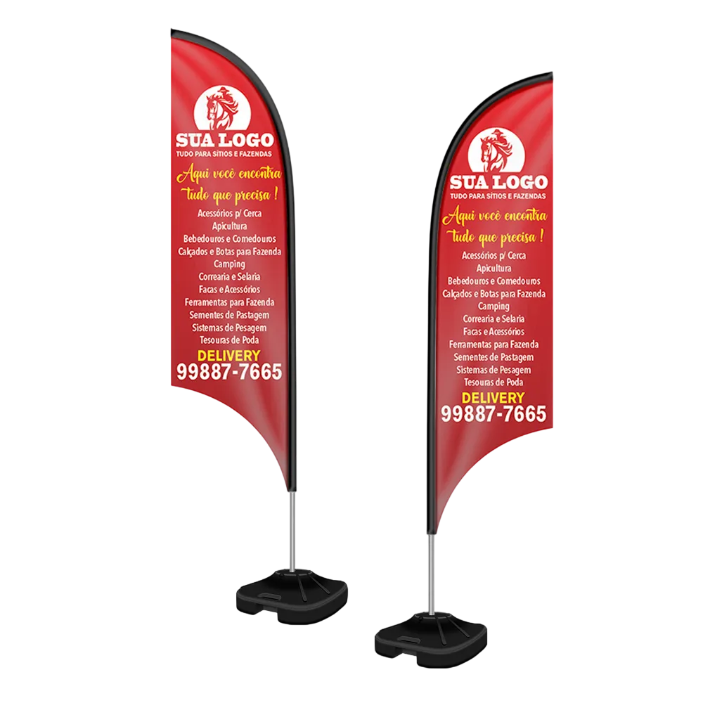 Wind Banner Completo Vela 3,00 Metros 4x4