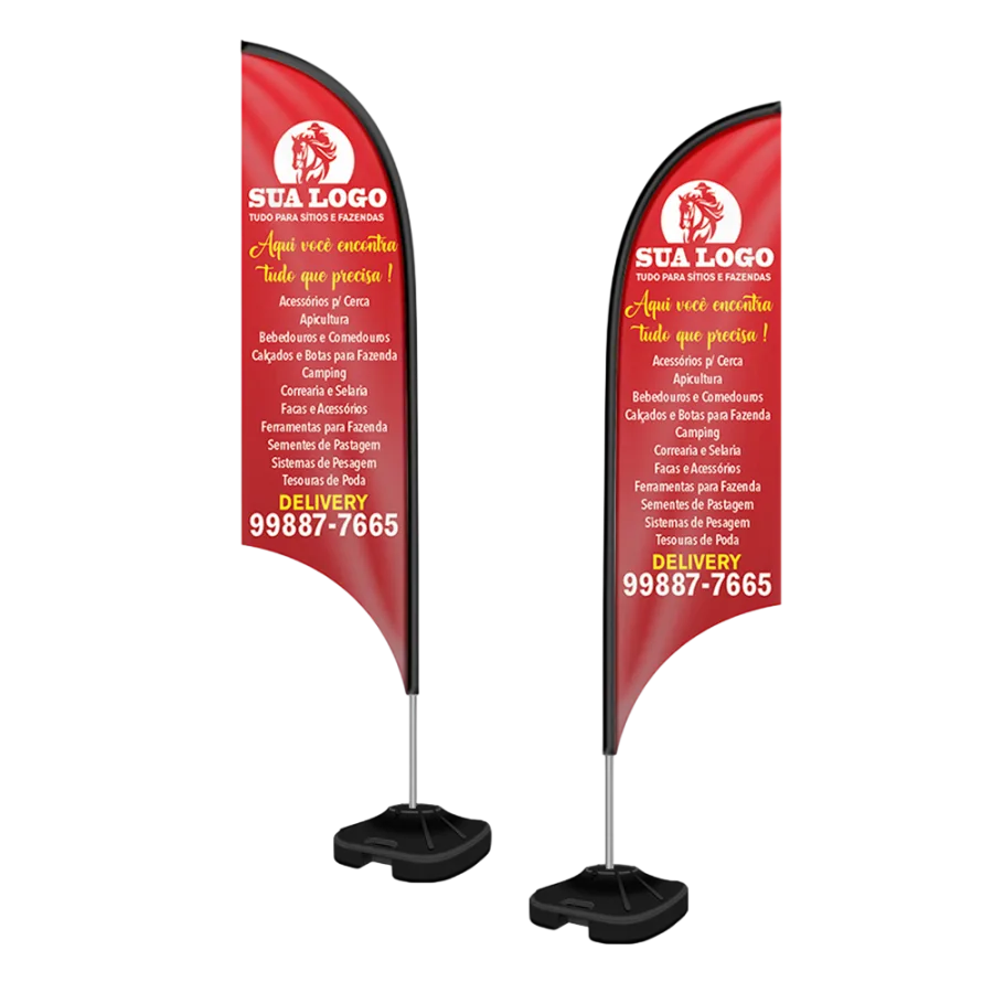 Wind Banner Completo Vela 3,00 Metros 4x4