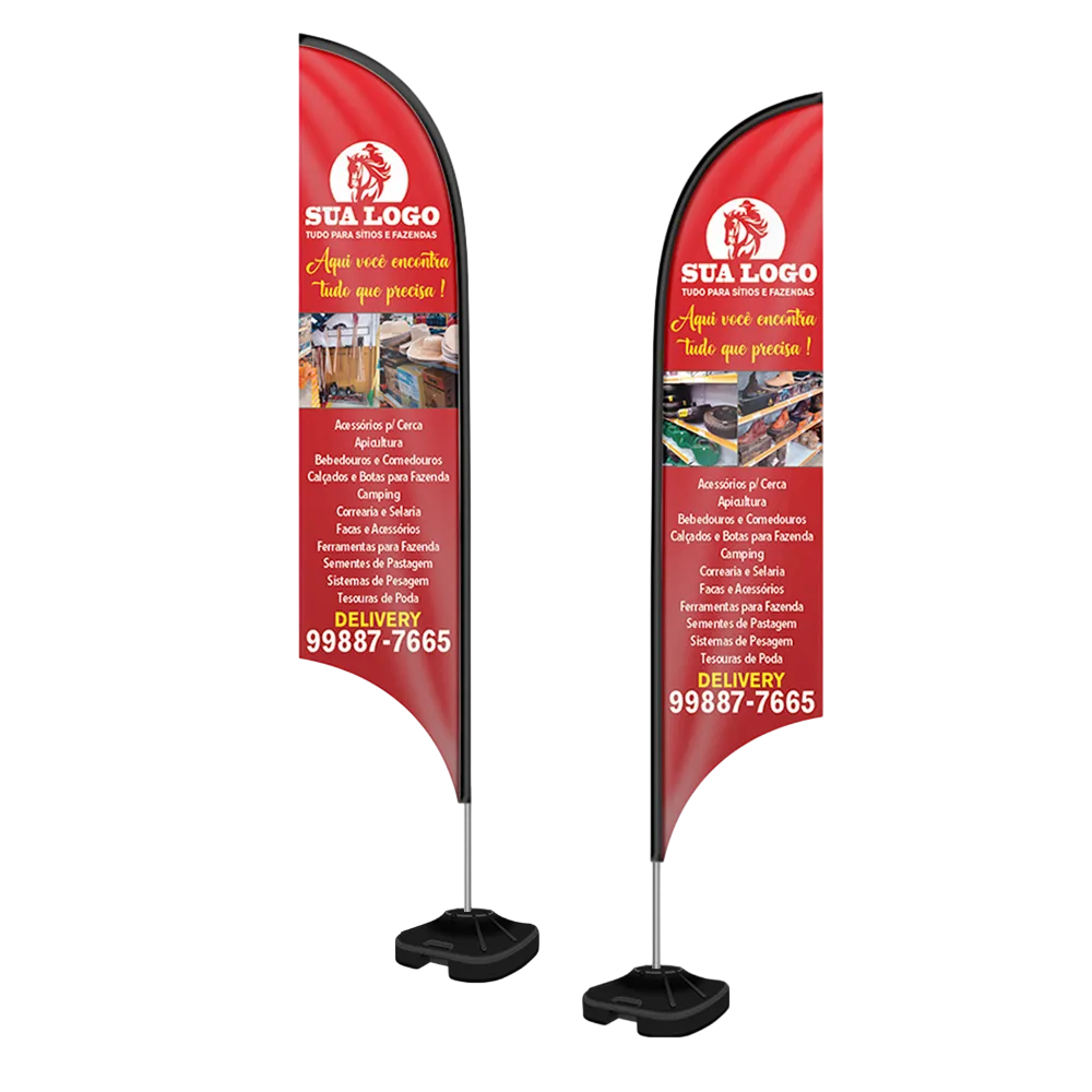 Wind Banner Completo Vela 3,50 Metros 4x4