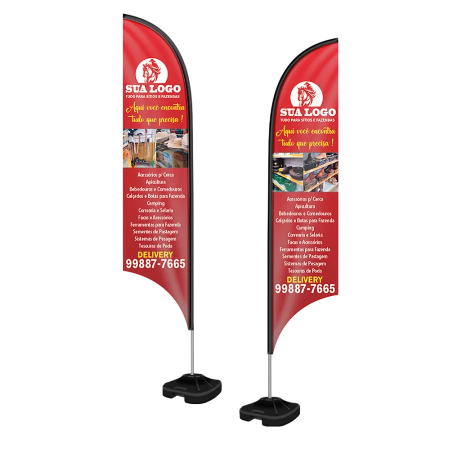 Wind Banner Completo Vela 3,50 Metros 4x4