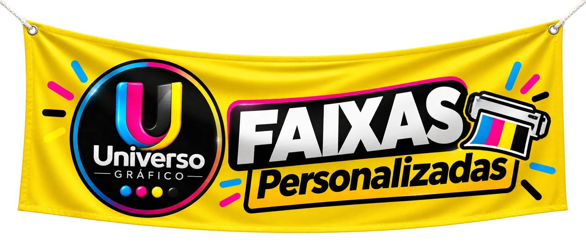 Faixas Lona Front Light 440g 3000x700mm 4x0