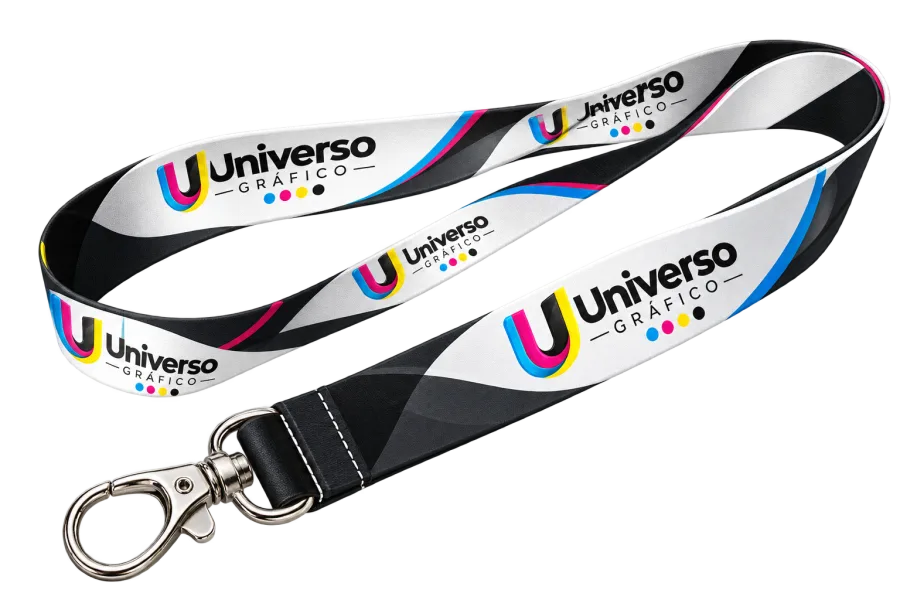 Cordões para Crachás com Argola 15mm 825x22mm