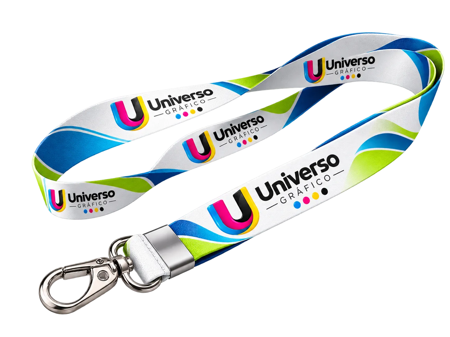 Cordões para Crachás com Argola 20mm 825x25mm